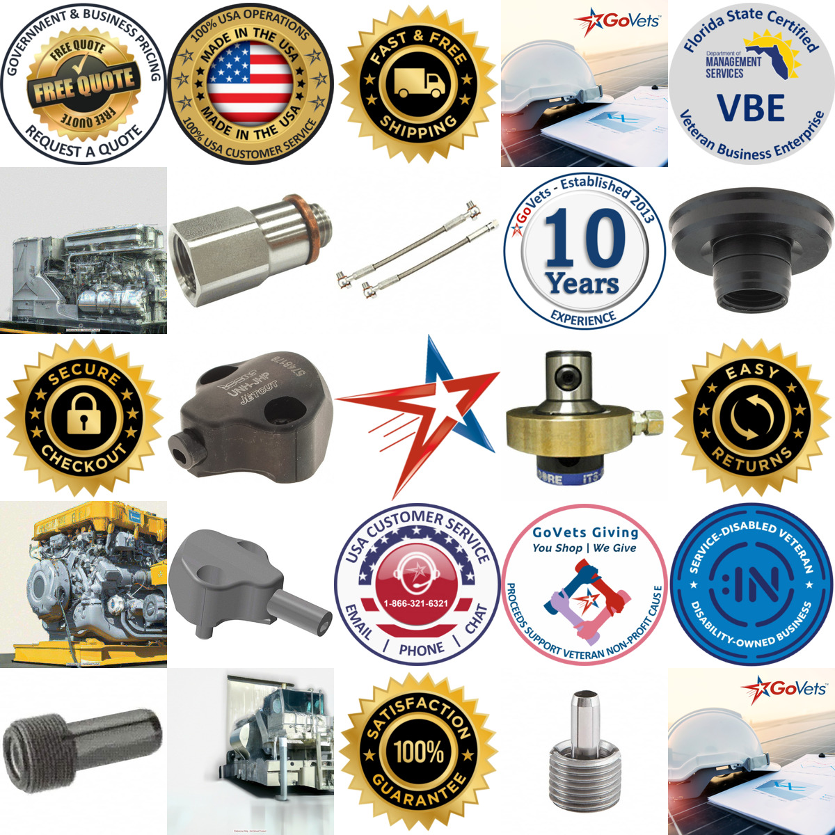 Millions of Products A selection of Iscar products on GoVets