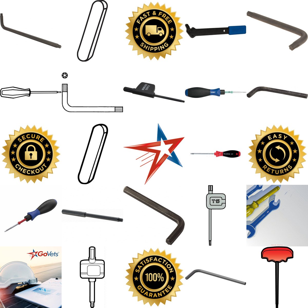 A selection of Keys and Drivers For Indexables products on GoVets