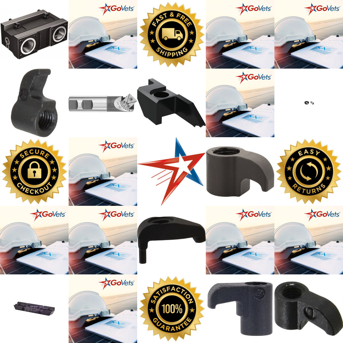 A selection of Clamps For Indexables products on GoVets