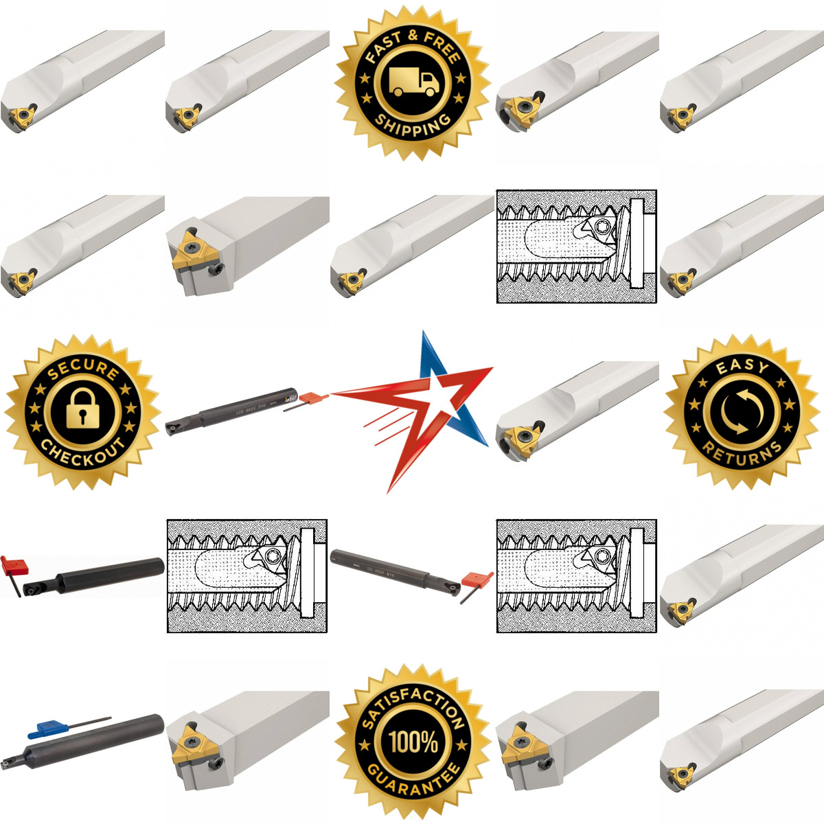 Millions of Products A selection of Iscar products on GoVets