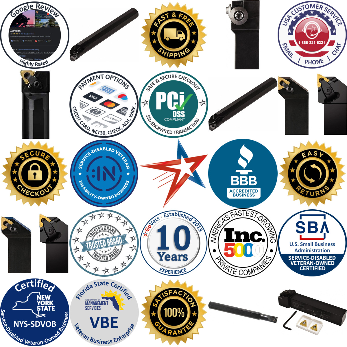 Millions of Products A selection of Seco products on GoVets