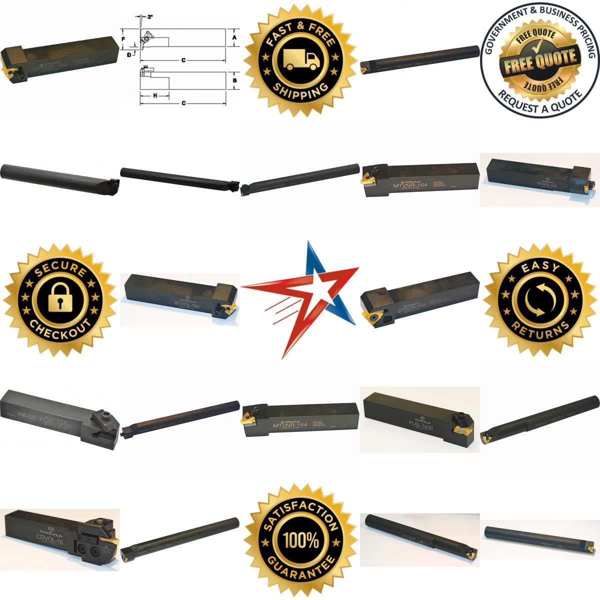 Millions of Products A selection of Tool Flo products on GoVets