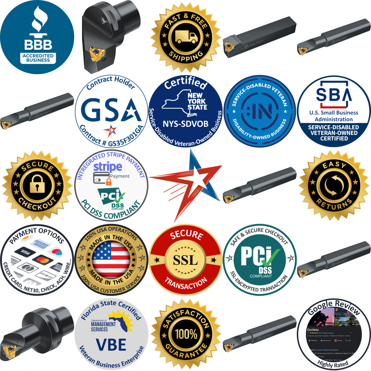 Millions of Products A selection of Walter products on GoVets