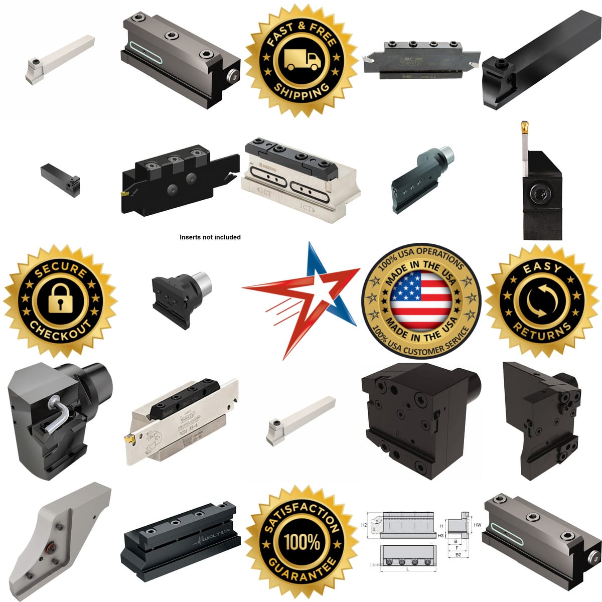 Millions of Products A selection of Indexable Cut Off Blade Tool Blocks products on GoVets