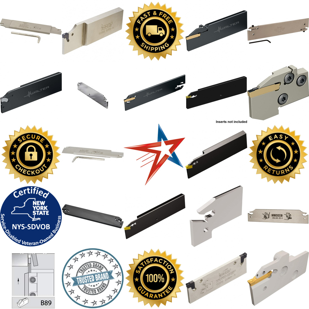 A selection of Indexable Cut Off Blades products on GoVets