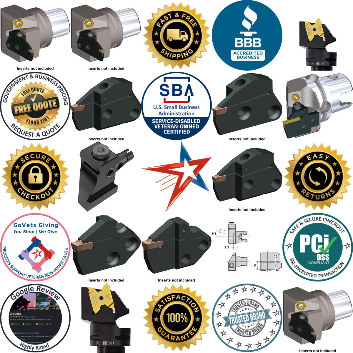 Millions of Products A selection of Modular Cut Off Cutting Unit Heads products on GoVets