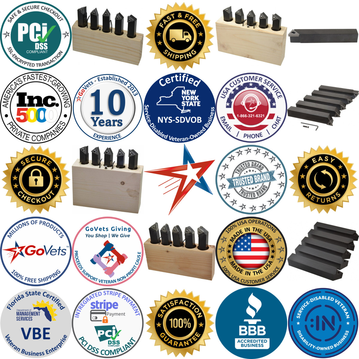 A selection of Indexable Insert Tool Bit Sets products on GoVets