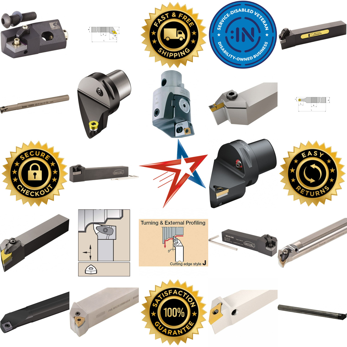A selection of Indexable Turning and Boring products on GoVets