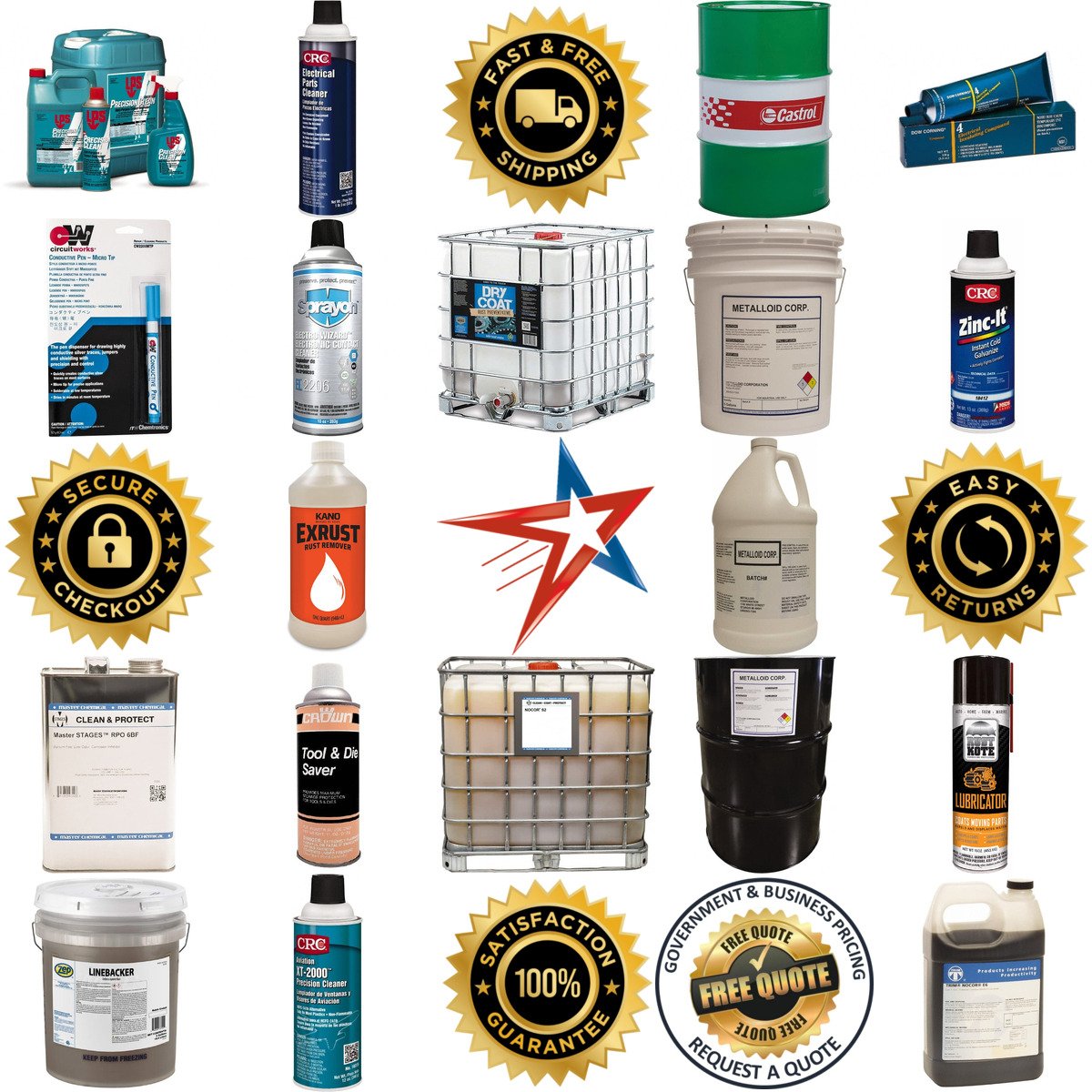 A selection of Industrial Chemicals and Cleaners products on GoVets
