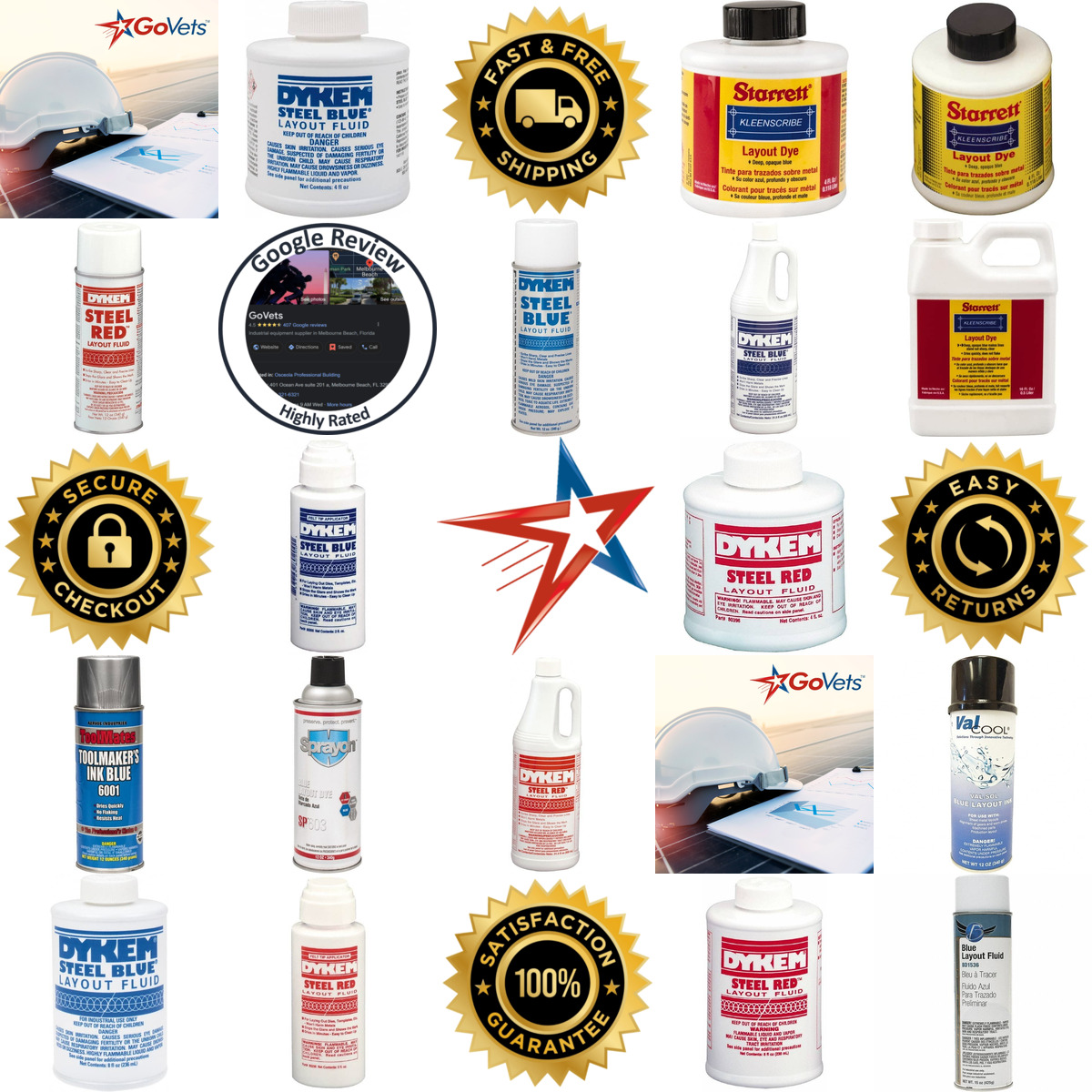A selection of Layout Fluid products on GoVets