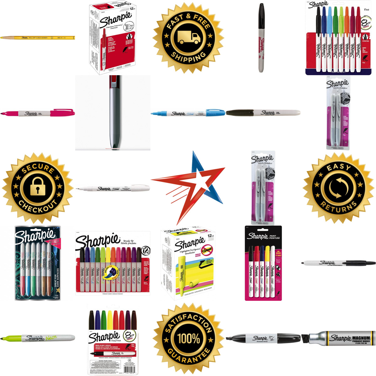 A selection of Sharpie products on GoVets