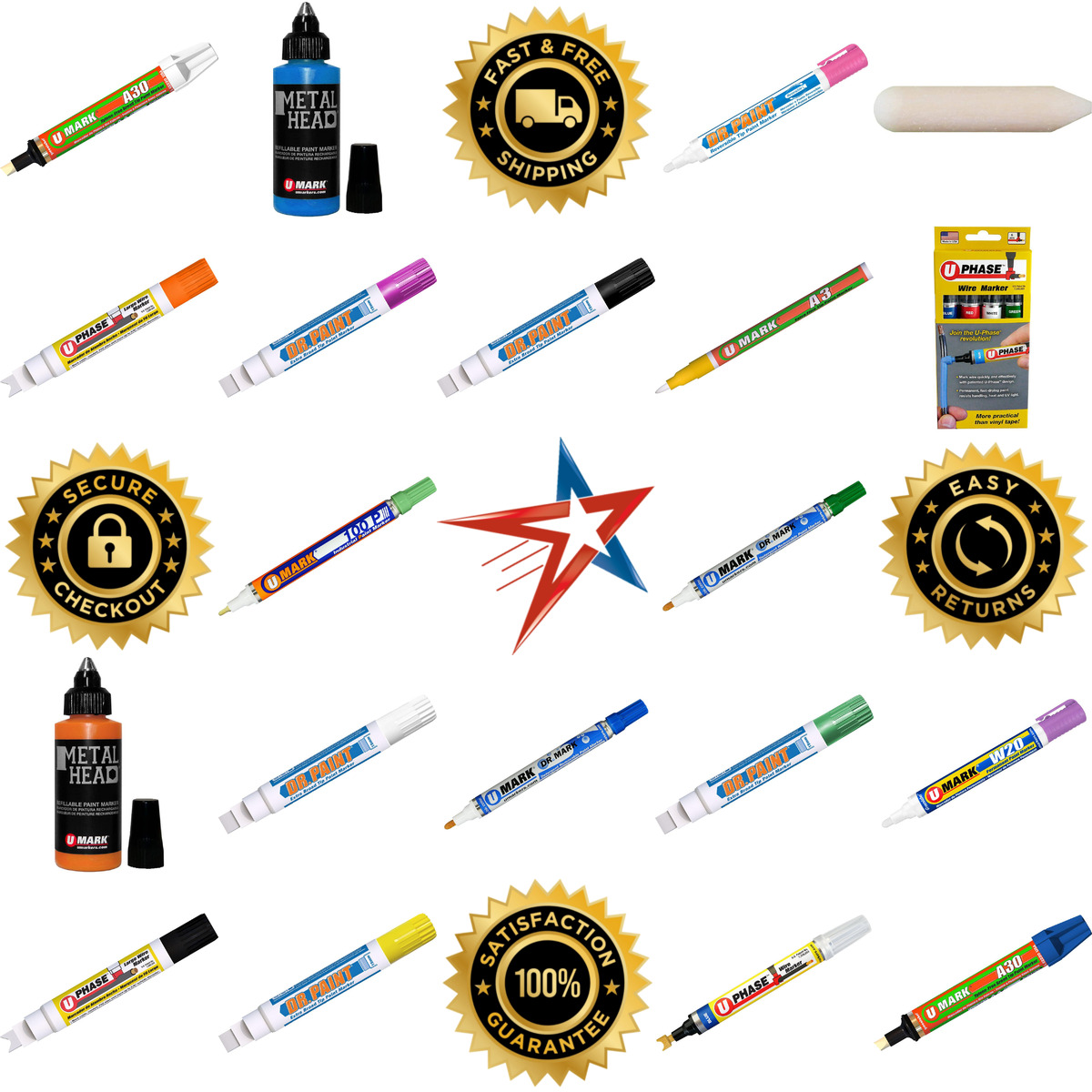 A selection of u Mark products on GoVets