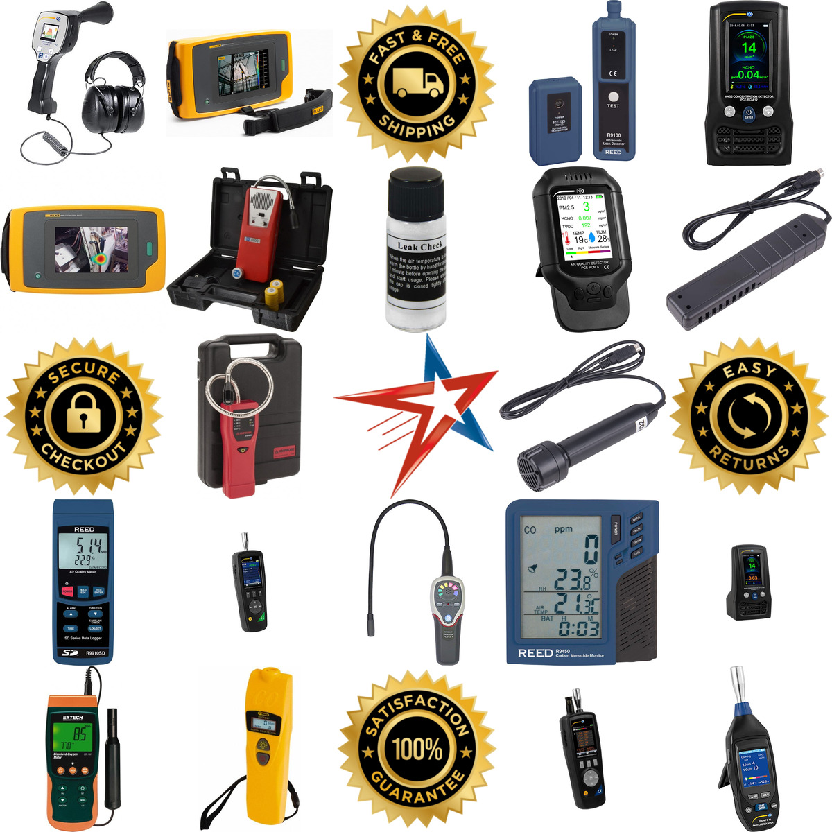 A selection of Natural Gas Carbon Monoxide and Refrigerant Detectors products on GoVets