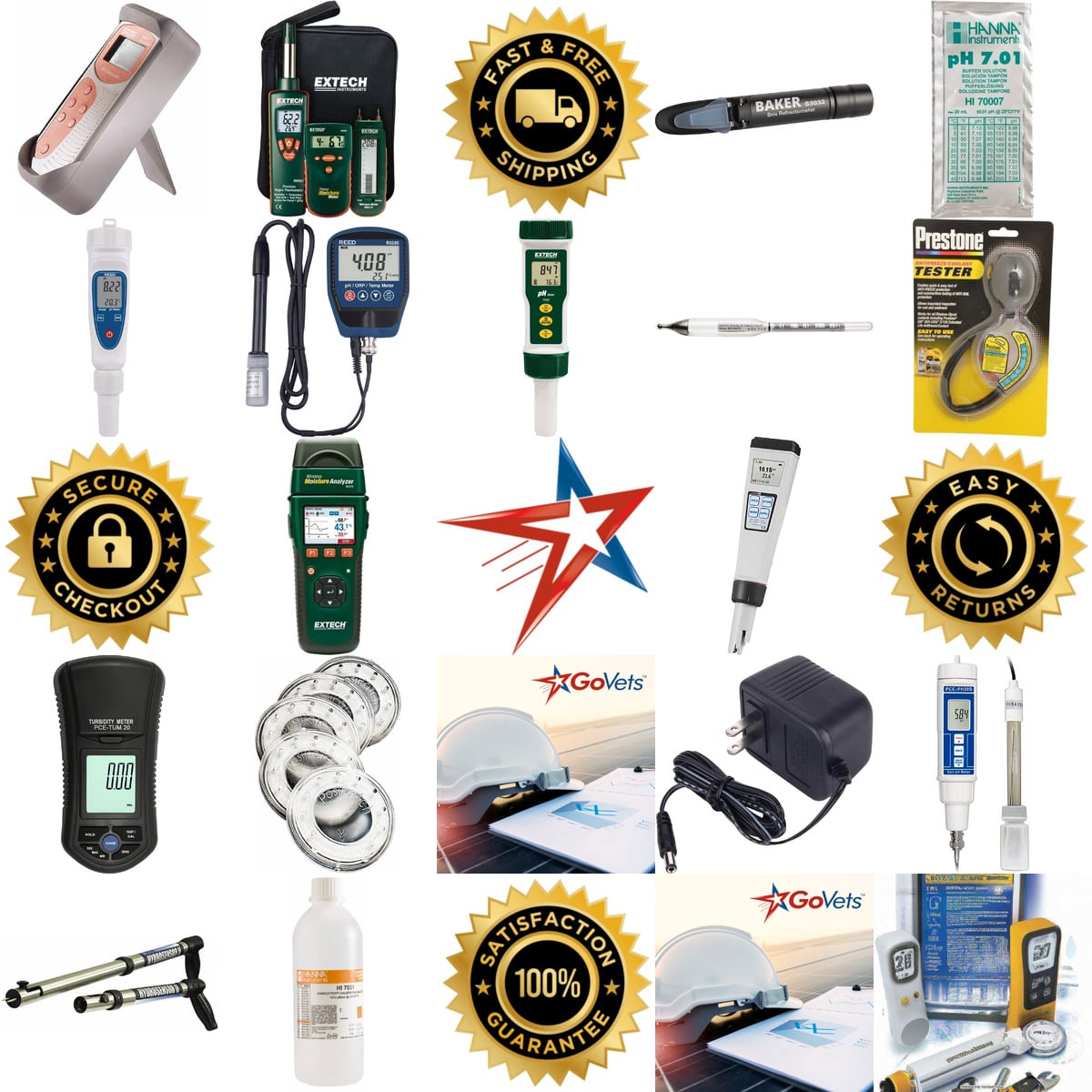 Millions of Products A selection of Liquid and Moisture Meters and Accessories products on GoVets