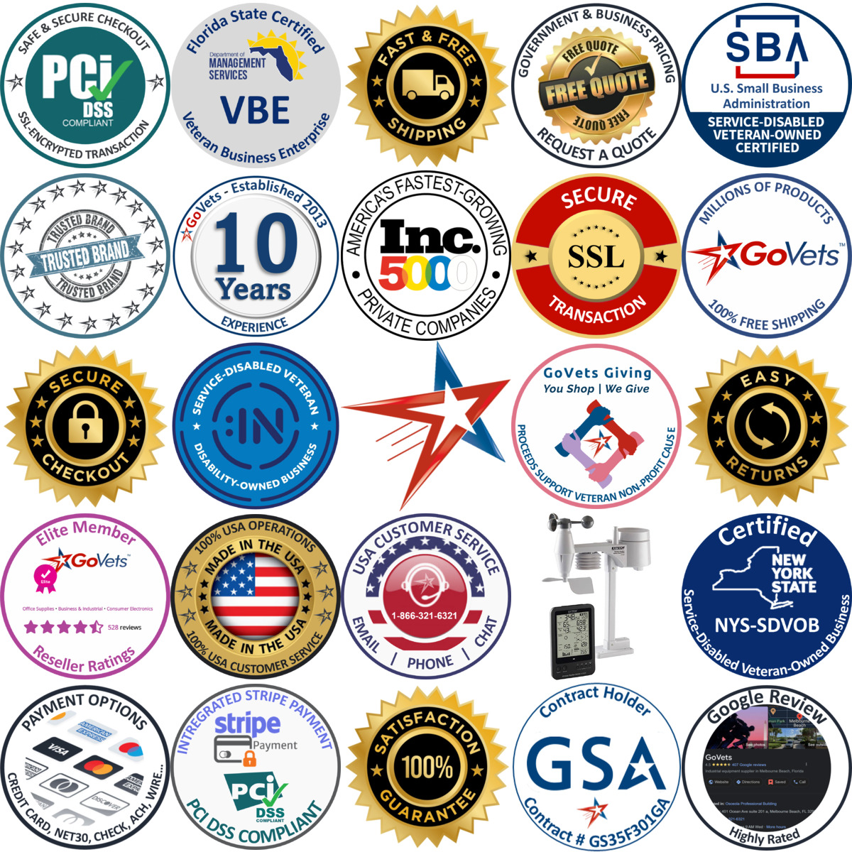 A selection of Weather Detection and Measurement Equipment products on GoVets