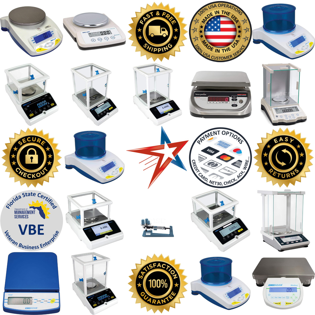 Millions of Products A selection of Process Scales and Balance Scales products on GoVets