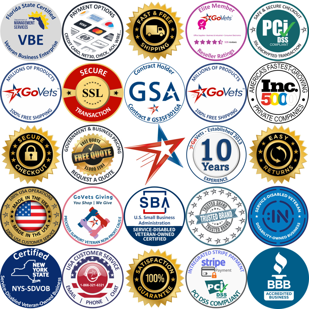 A selection of Bath and Body products on GoVets