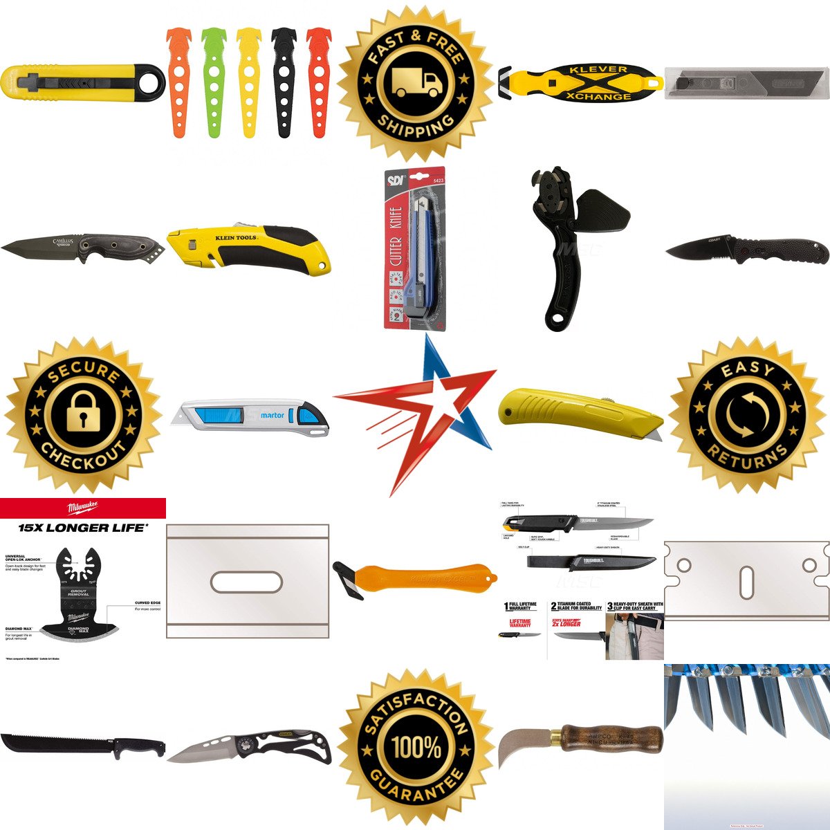 A selection of Knives and Blades products on GoVets
