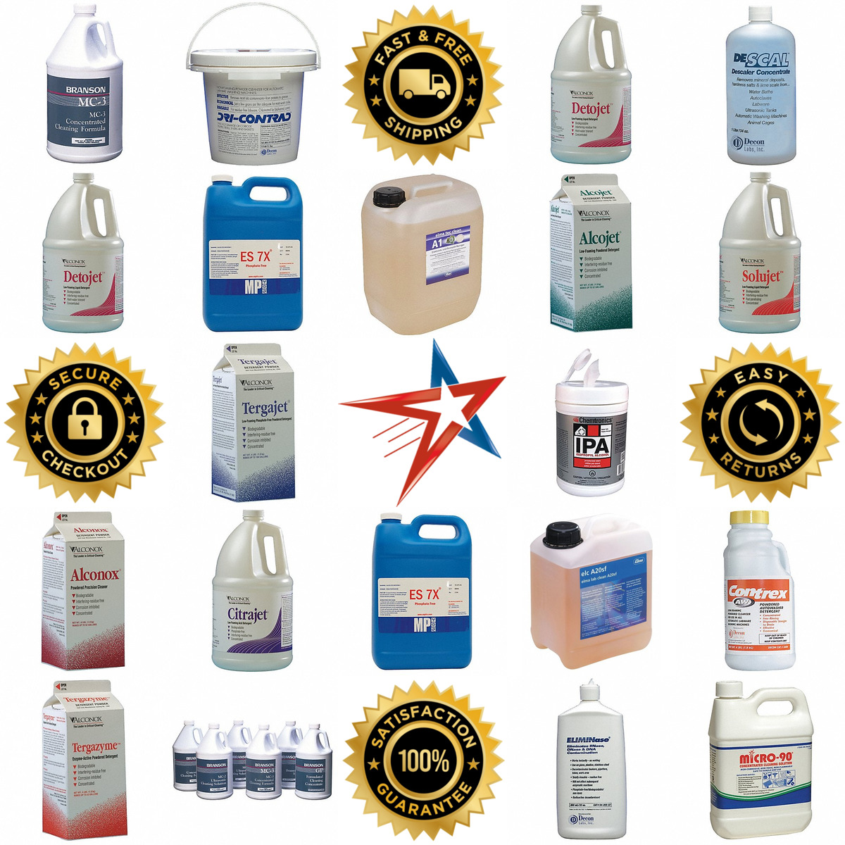 A selection of Lab Cleaners and Detergents products on GoVets