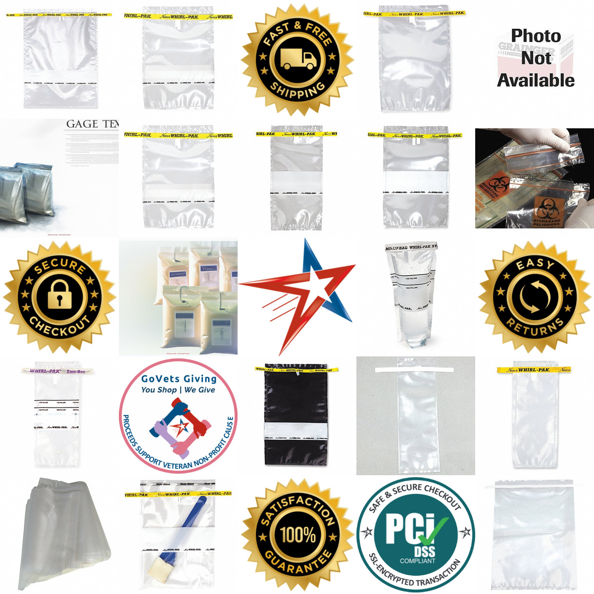A selection of Sampling Bags products on GoVets