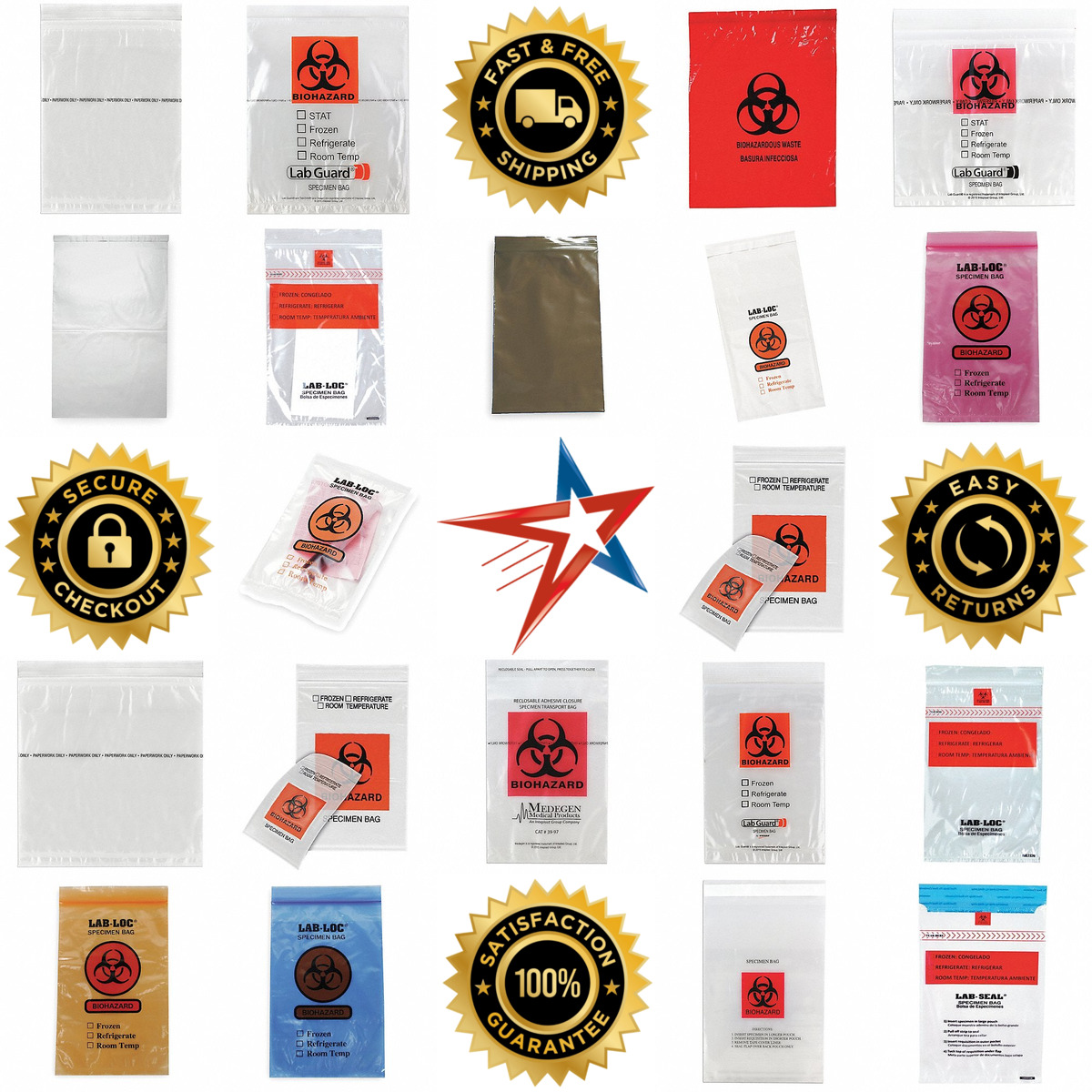 A selection of Specimen Transfer Bags products on GoVets