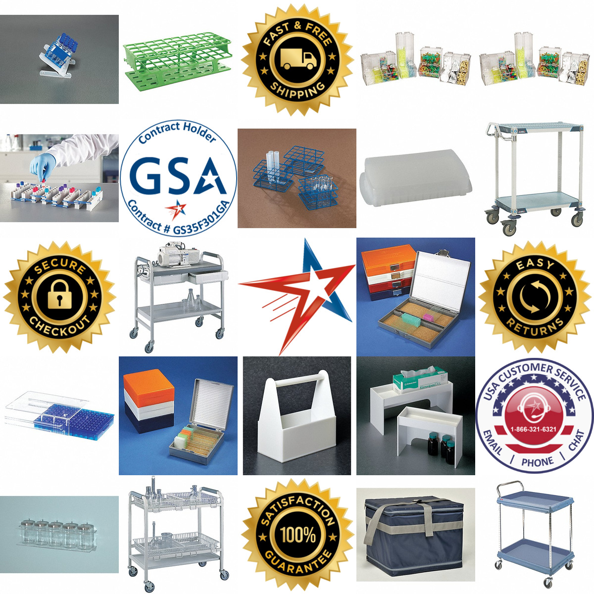 A selection of Lab Storage and Transport products on GoVets