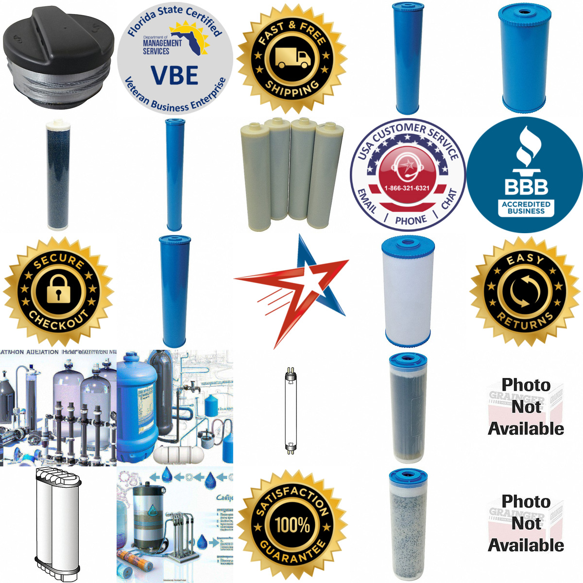 A selection of Water Purification System Consumables products on GoVets