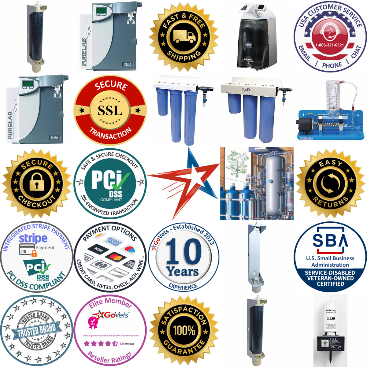 A selection of Water Purification Systems products on GoVets