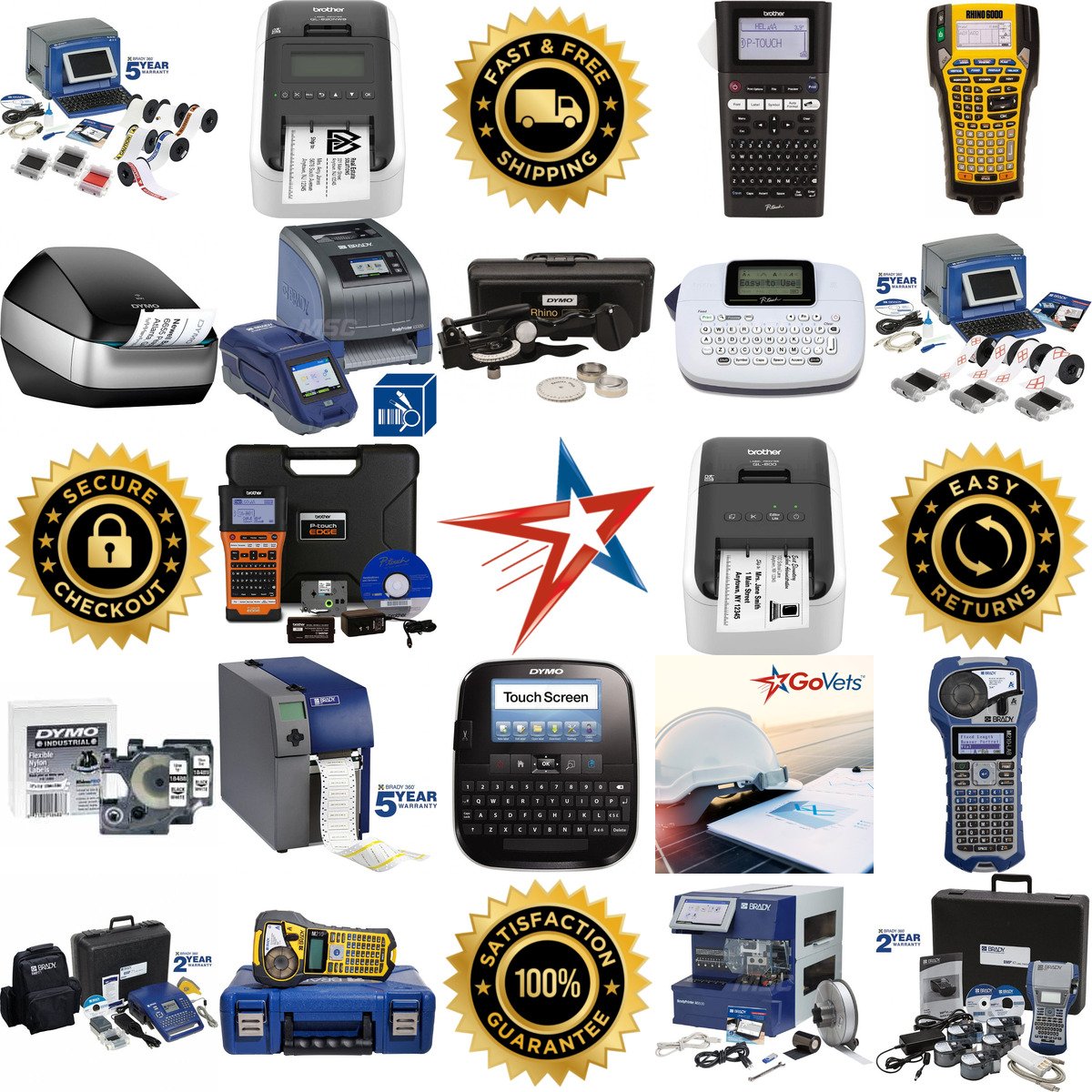 A selection of Electronic Label Makers products on GoVets