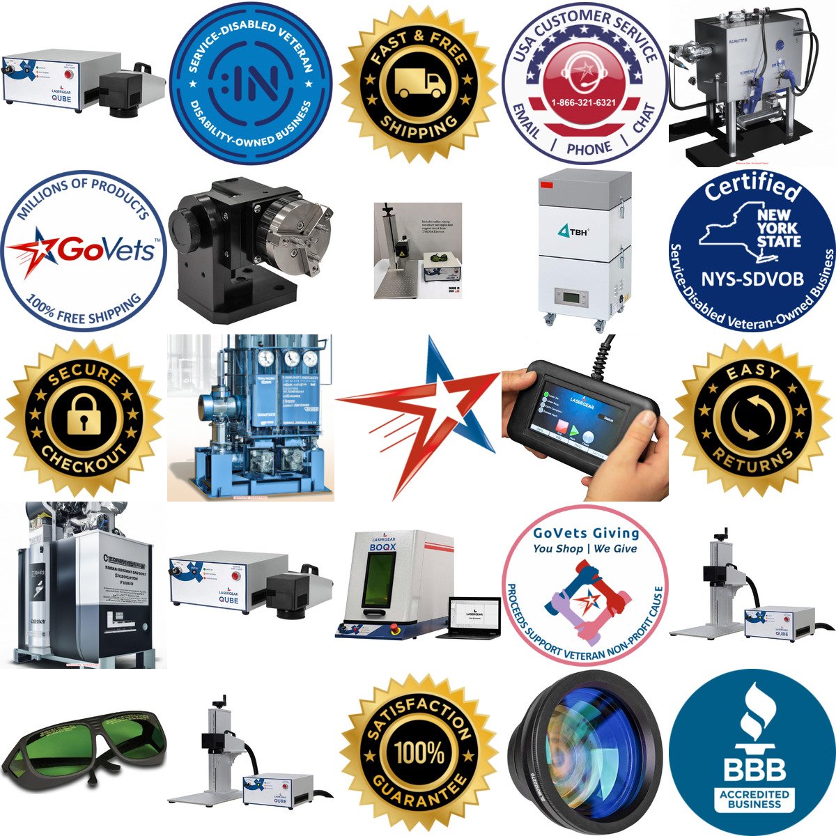 A selection of Laser Marking Machines and Accessories products on GoVets