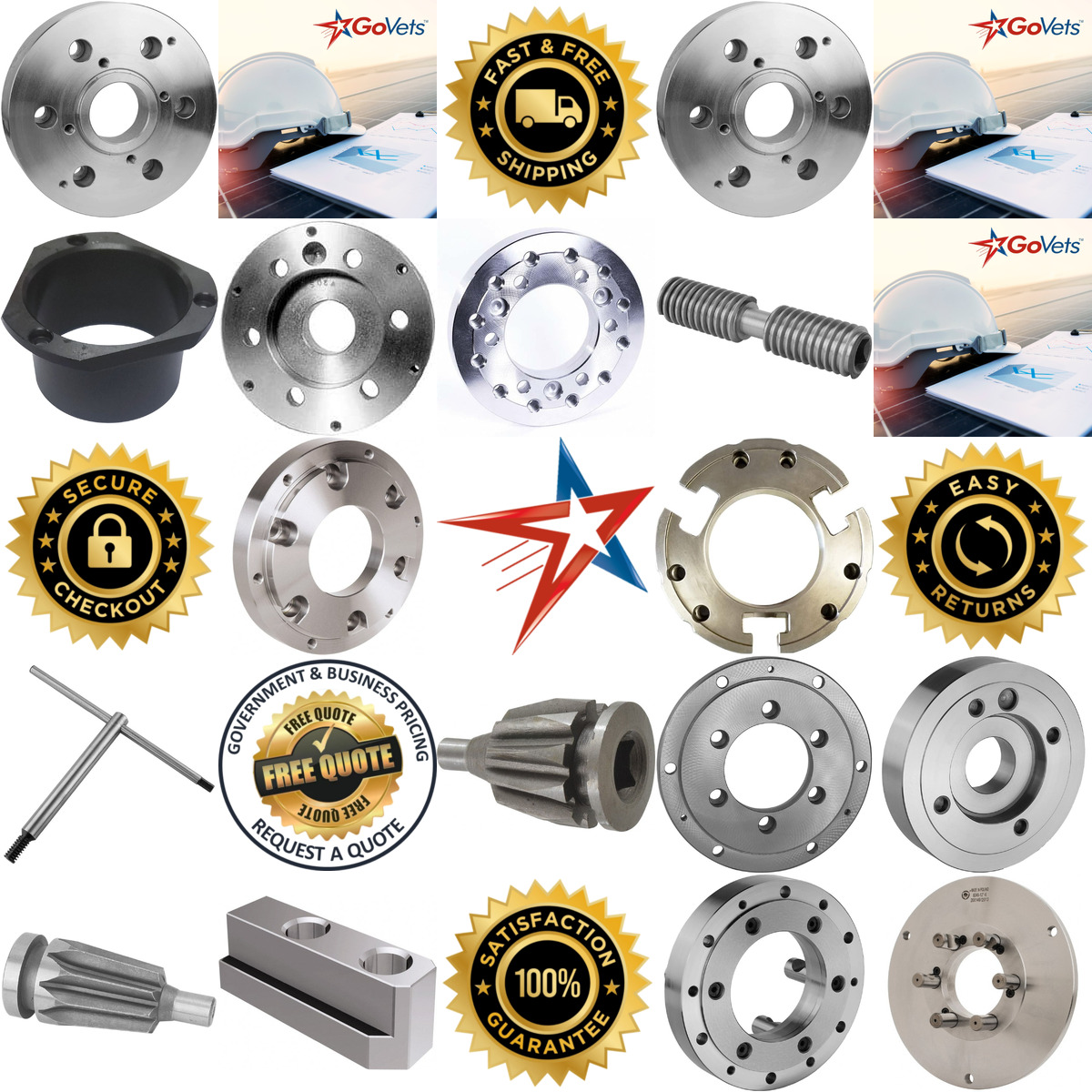 A selection of Lathe Chuck Parts and Accessories products on GoVets