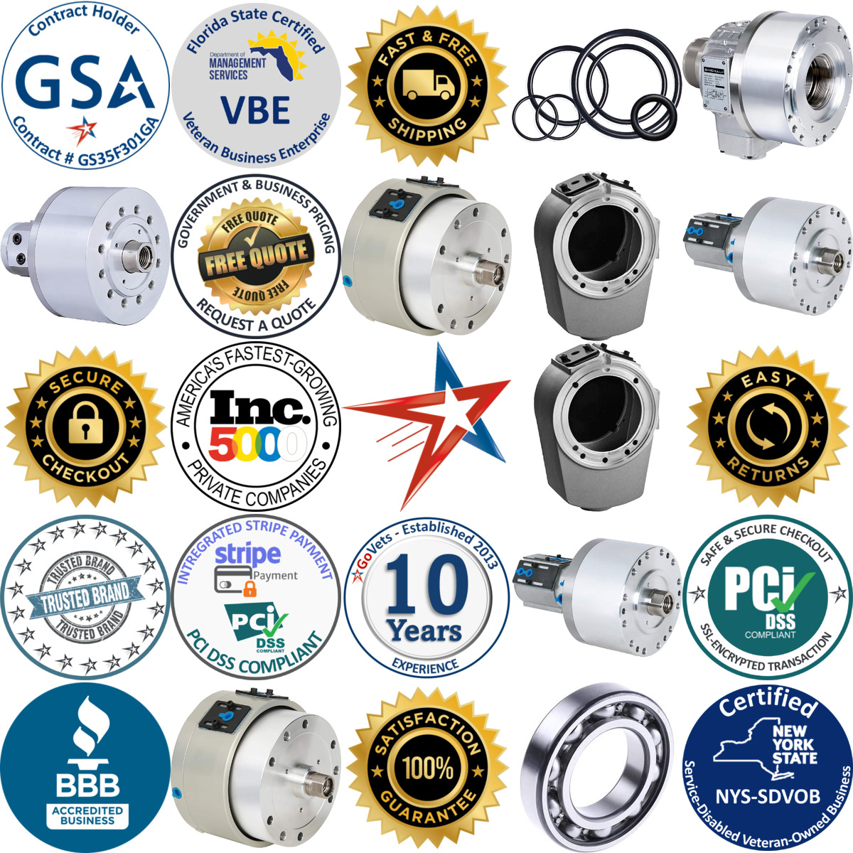 A selection of Lathe Cylinders and Accessories products on GoVets