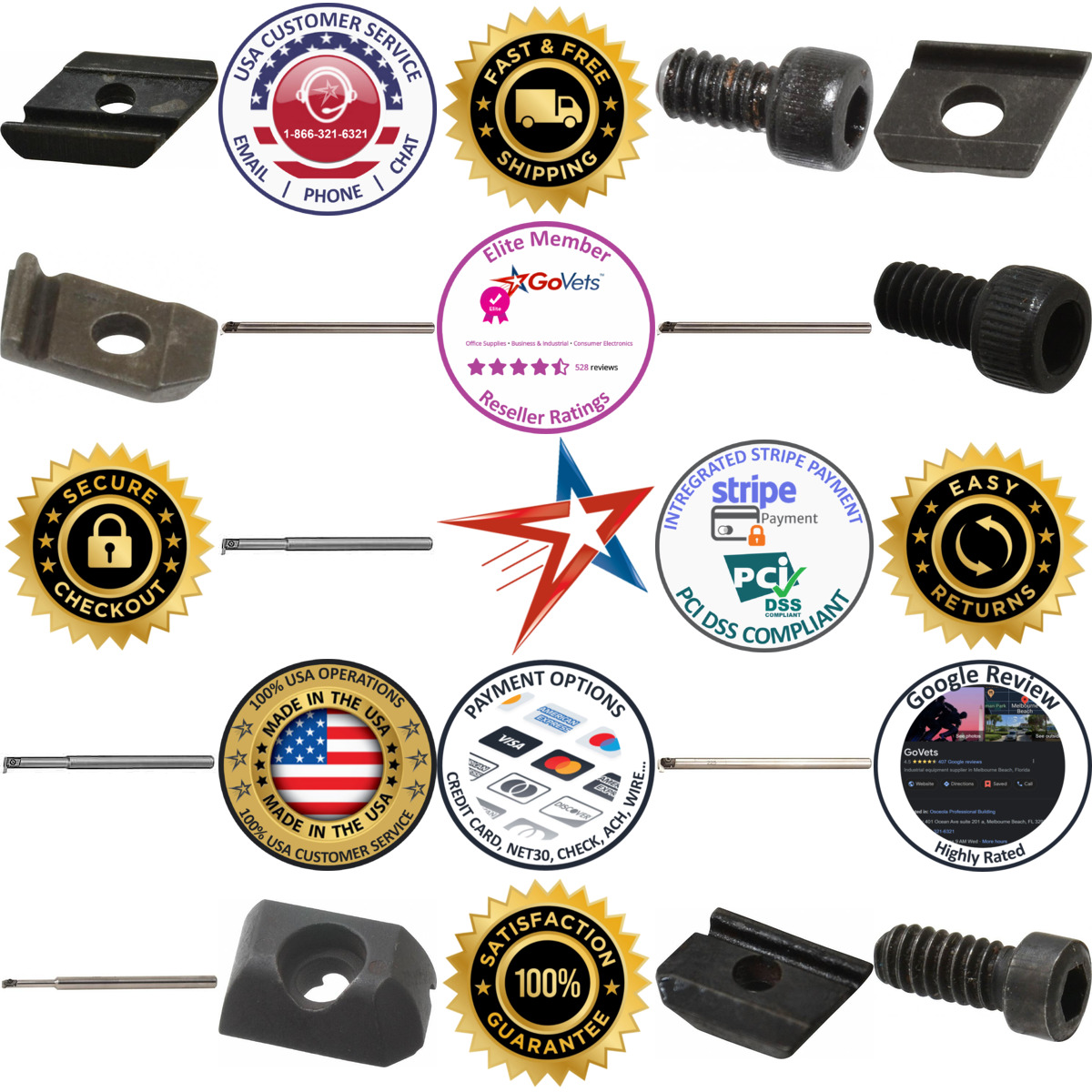 A selection of Tool Bit Holder Clamps and Hardware products on GoVets