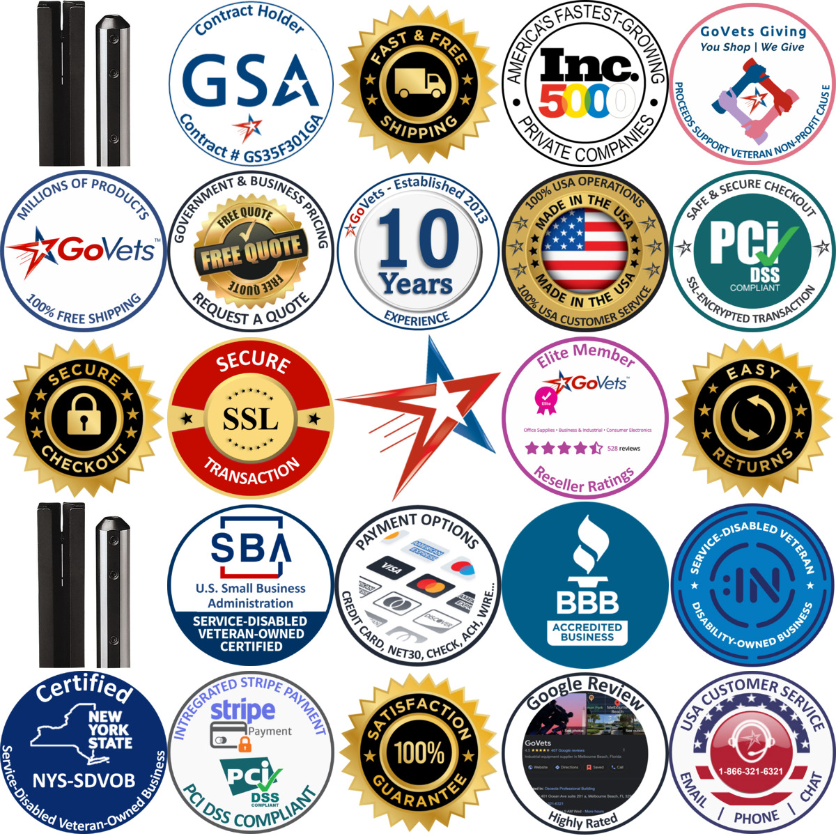 Millions of Products A selection of Seco products on GoVets