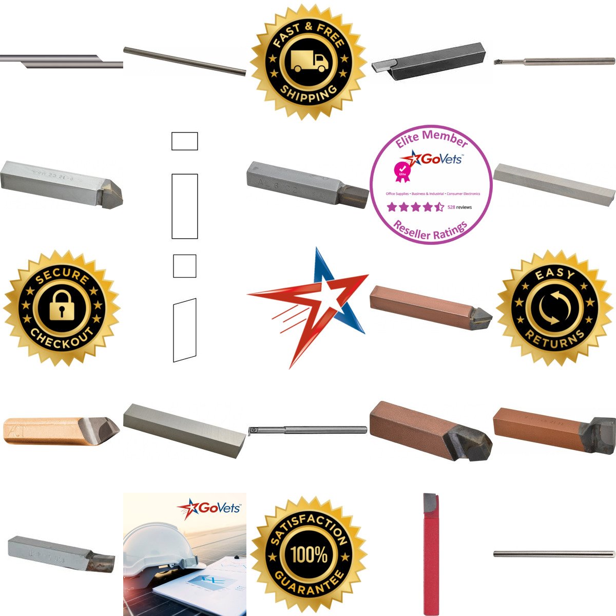 A selection of Lathe Tool Bits and Holders products on GoVets