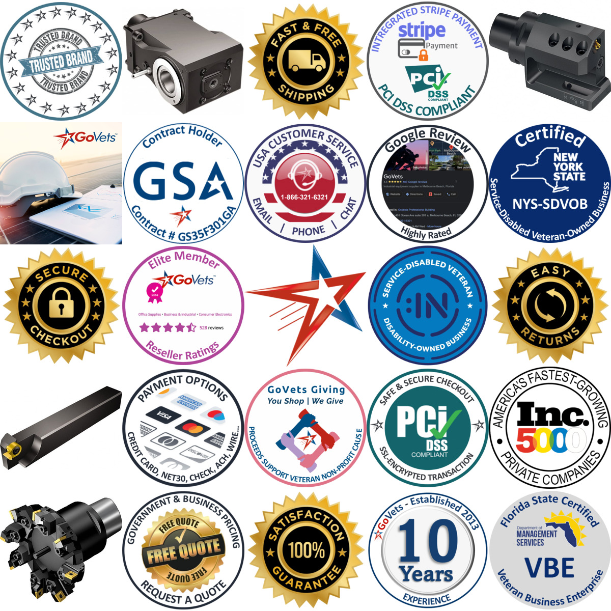 A selection of Indexable Turning Toolholders products on GoVets