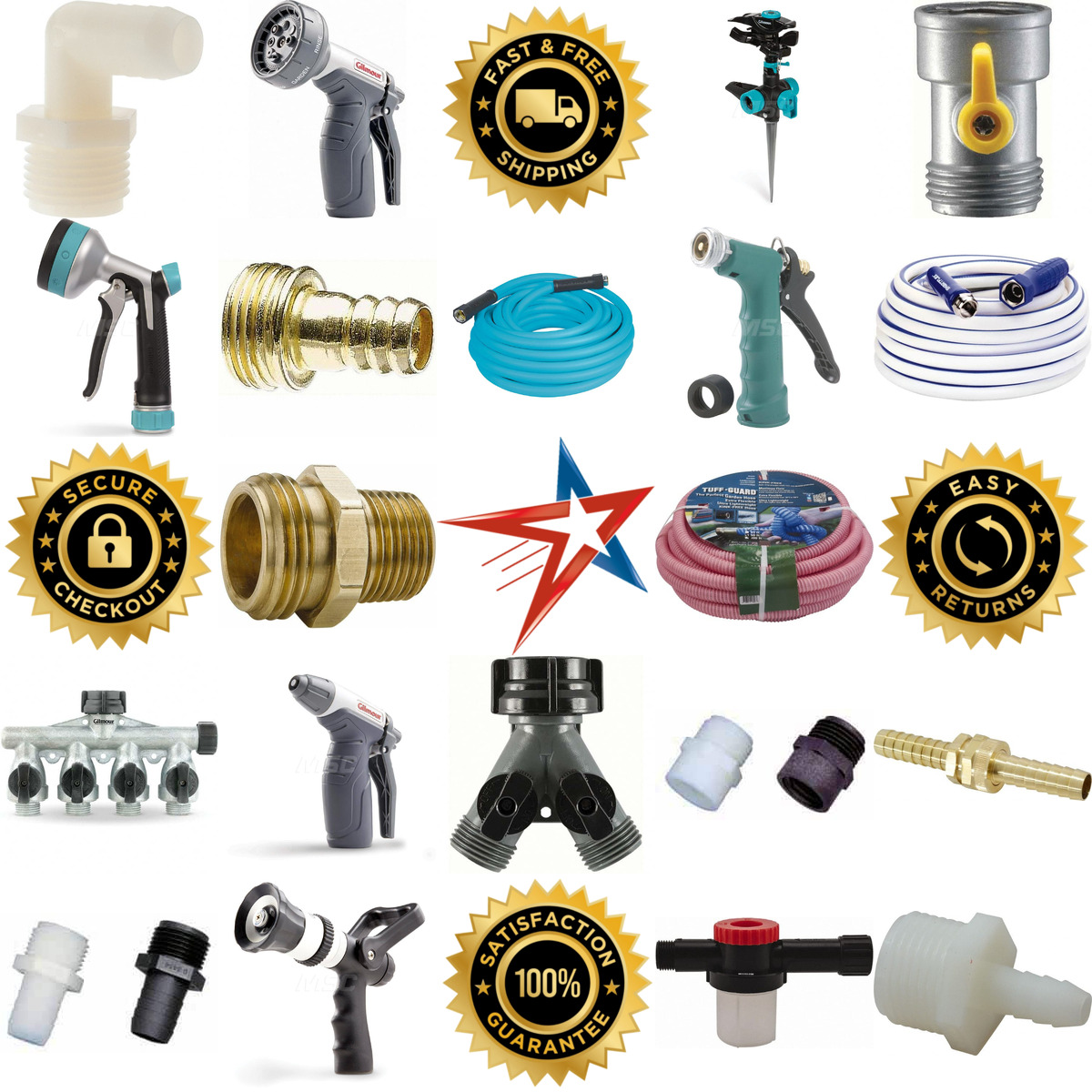 A selection of Garden Hose Sprinklers and Accessories products on GoVets