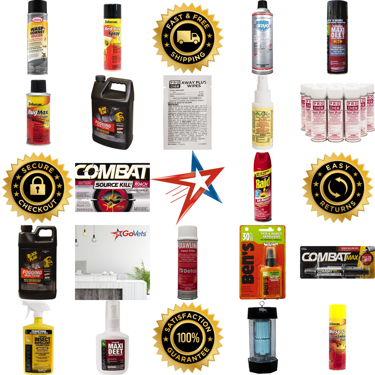 A selection of Insect Control products on GoVets