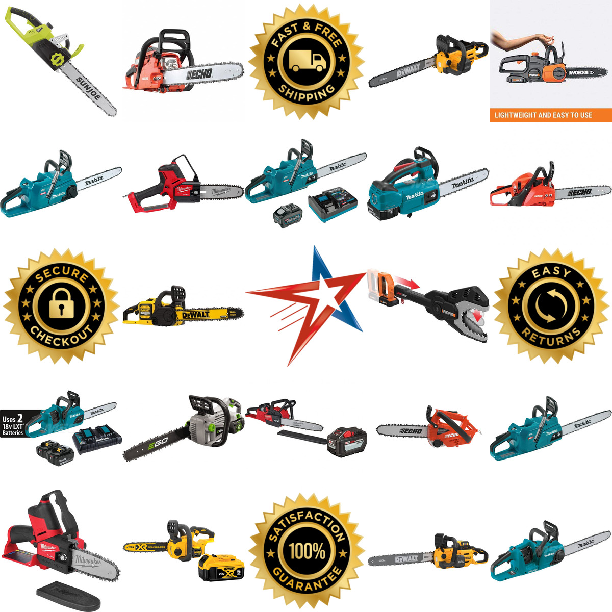 A selection of Chainsaws products on GoVets
