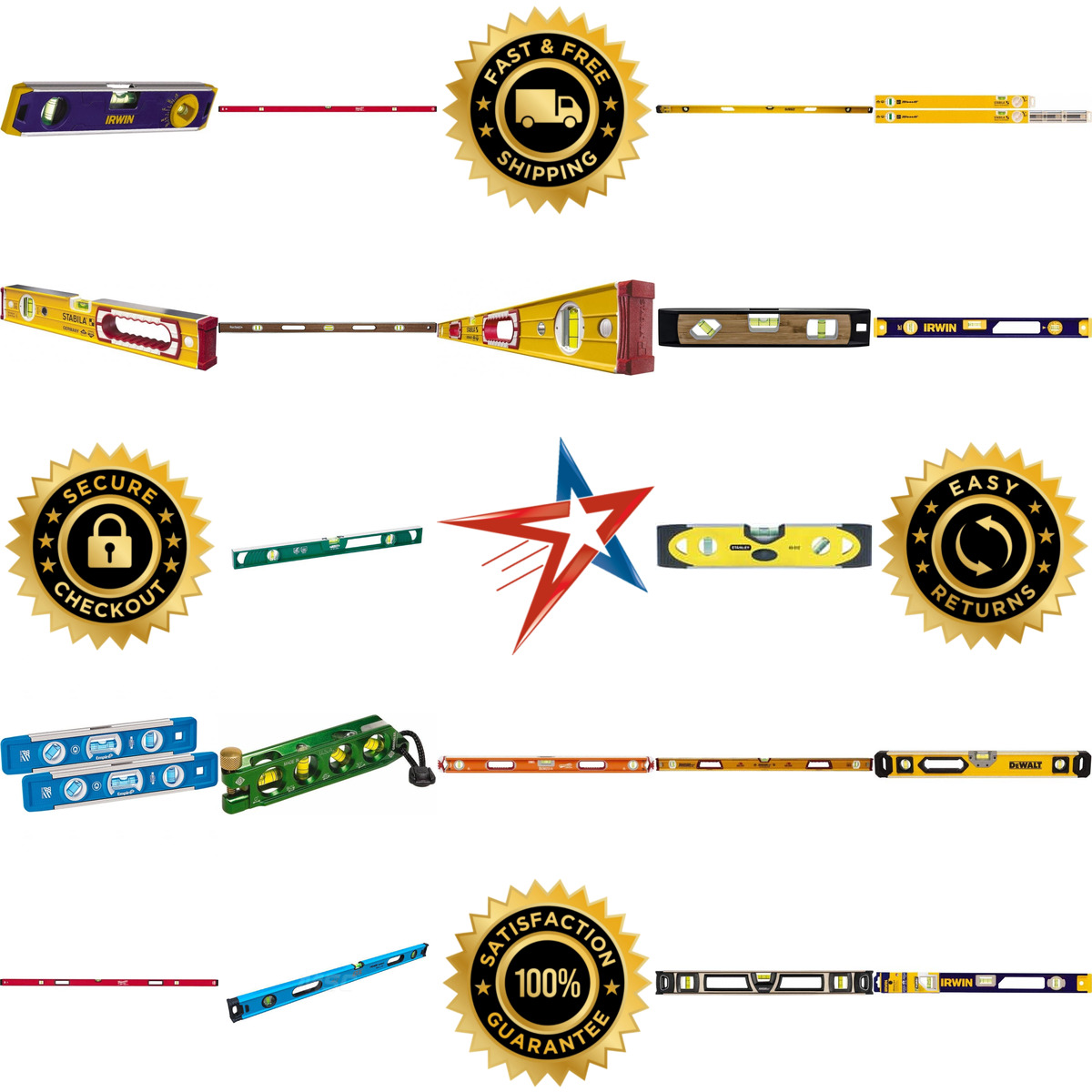 A selection of Box Beam i Beam and Torpedo Levels products on GoVets