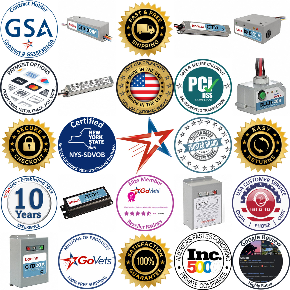 A selection of Generator Transfer Devices products on GoVets