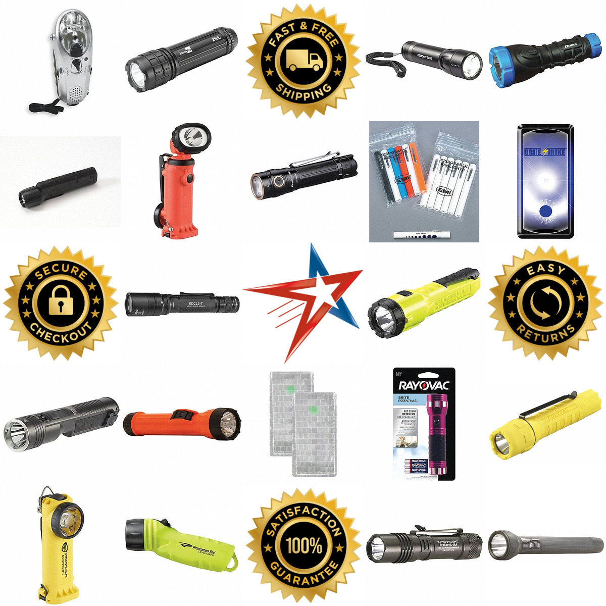 A selection of Flashlights products on GoVets