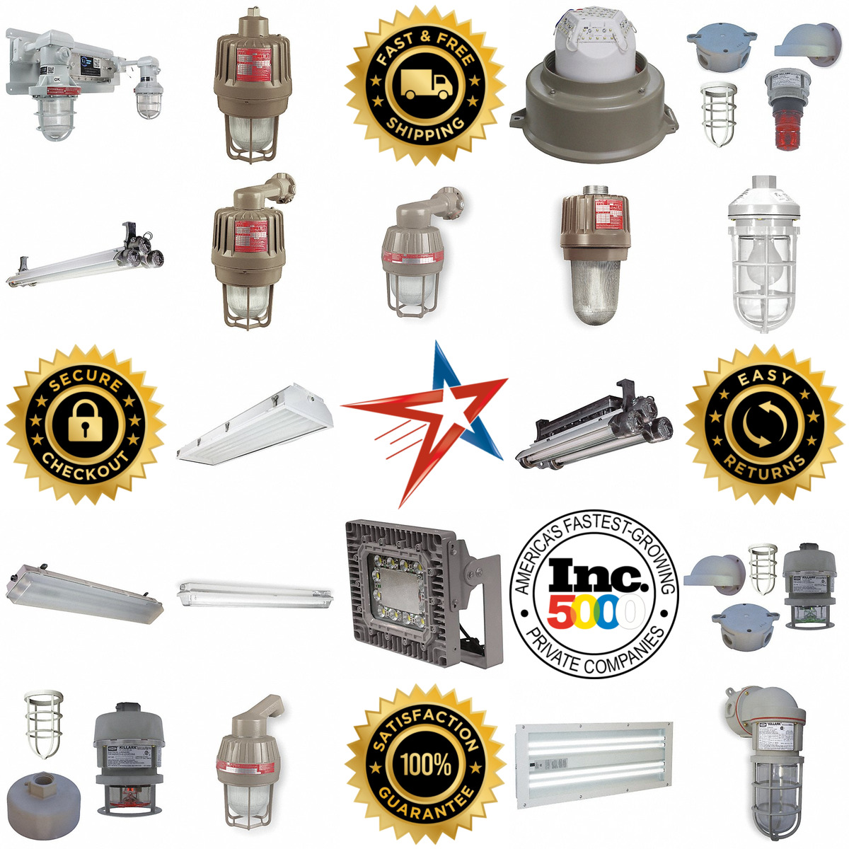 Millions of Products A selection of Hazardous Location Fixtures products on GoVets