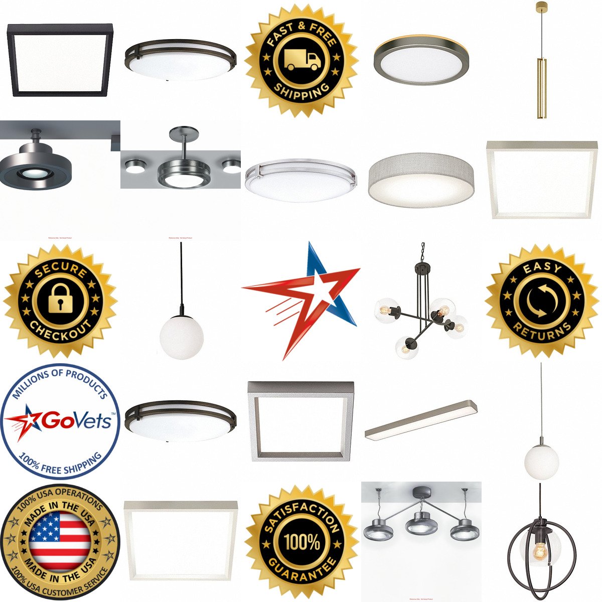 A selection of Ceiling Flush Mount Lights products on GoVets