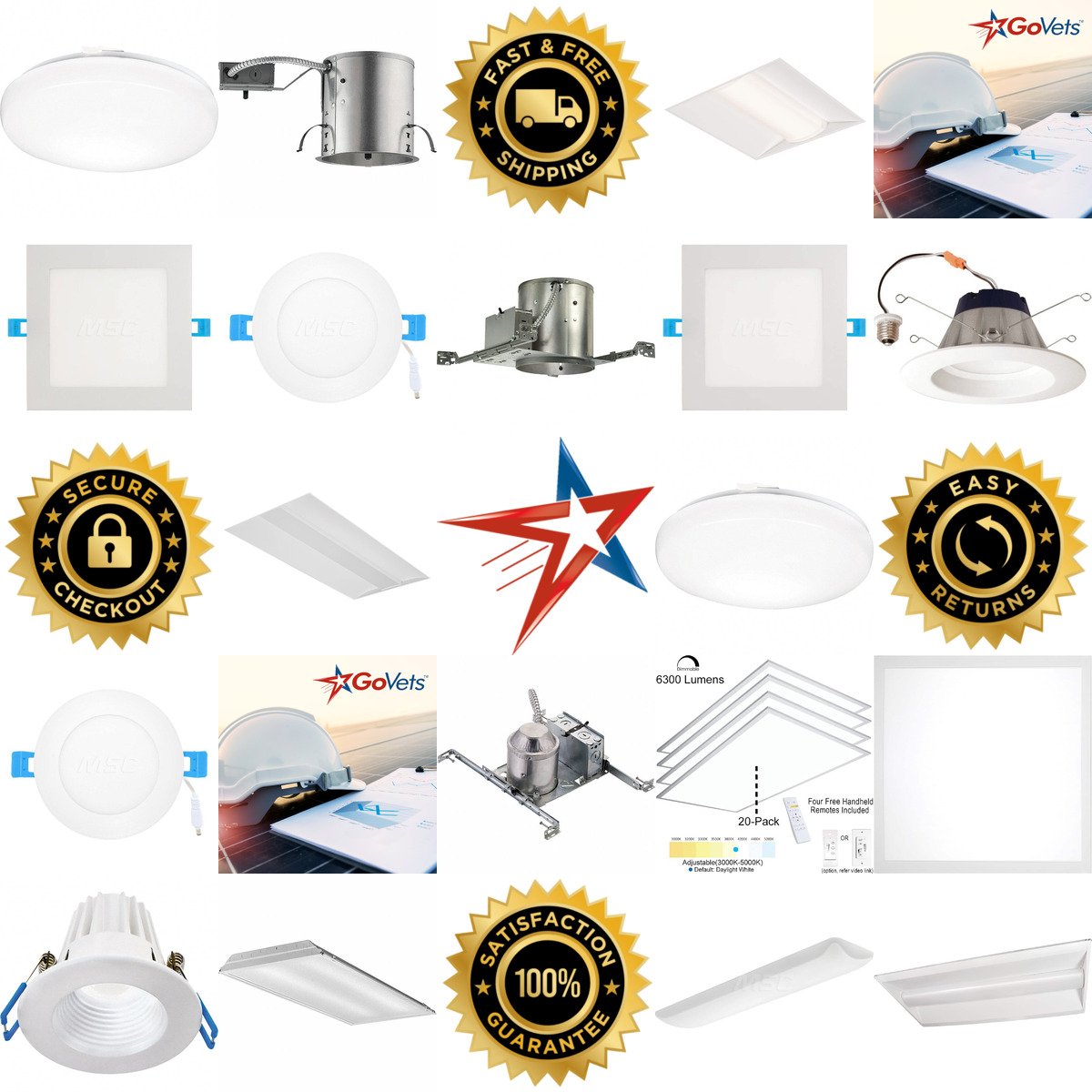 A selection of Recessed Light Fixtures products on GoVets
