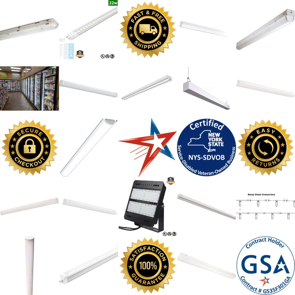 A selection of Strip Lights products on GoVets