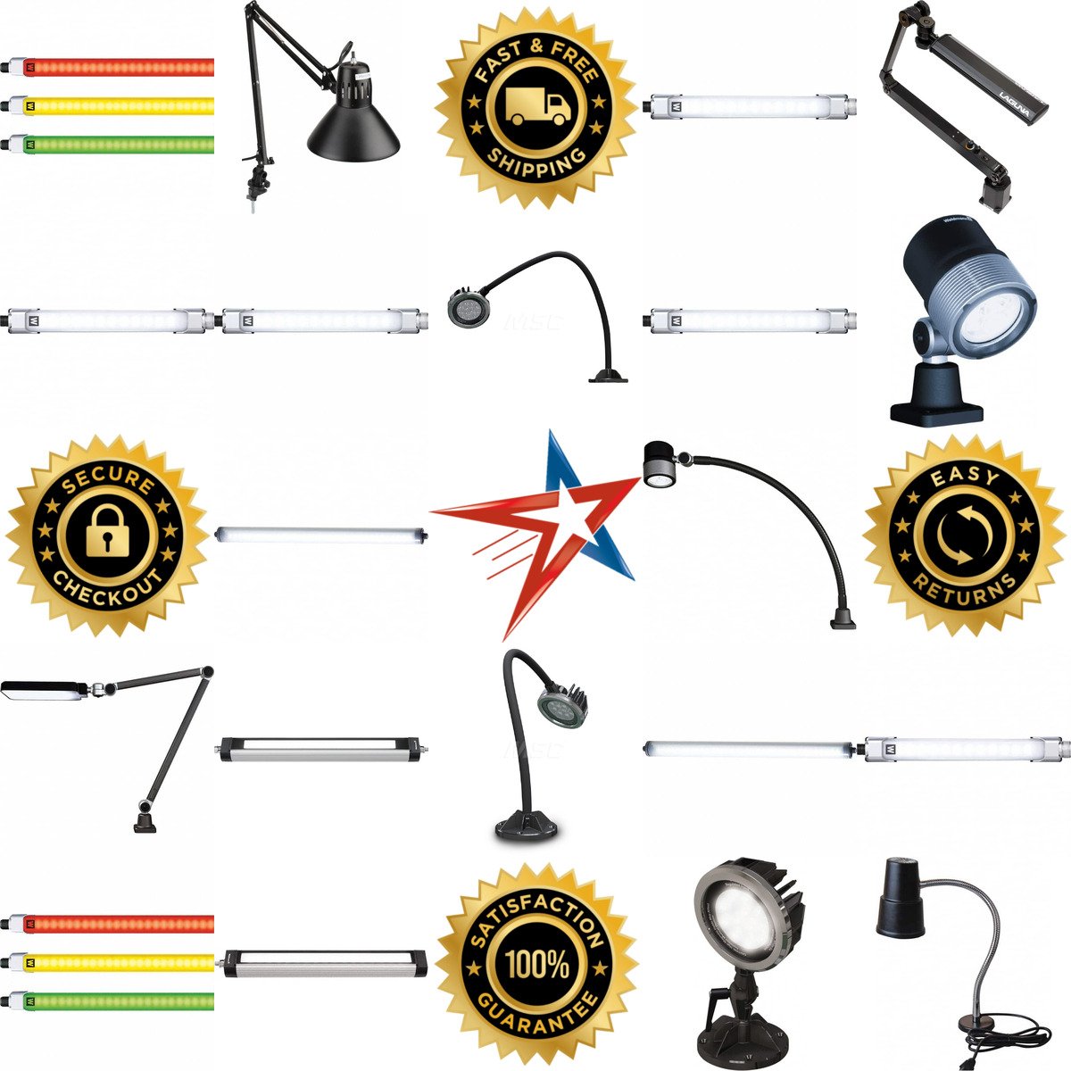 A selection of Machine Lights products on GoVets