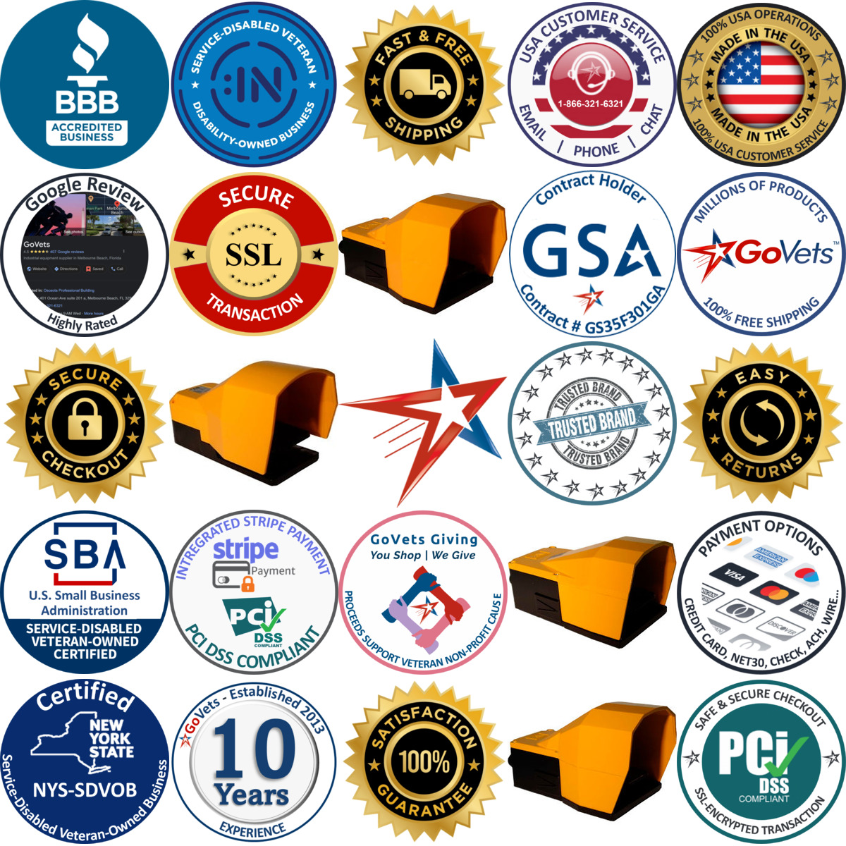 Millions of Products A selection of Foot Switches products on GoVets