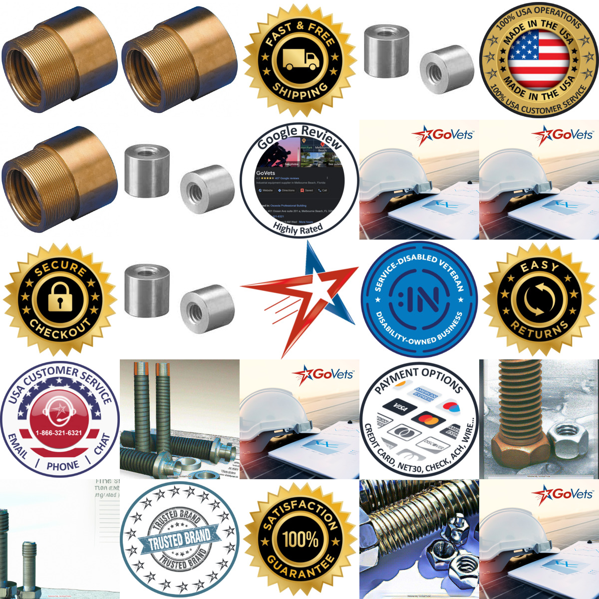A selection of Keystone Threaded Products products on GoVets