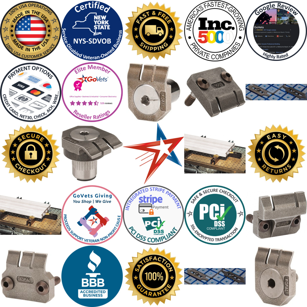 Millions of Products A selection of Positioning Stops products on GoVets